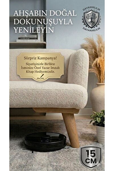 ŞİVAN DİZAYN 15 Cm Ahşap Mobilya Ayağı 1. Sınıf Gürgen Ağacı Mobilya Kanepe K...