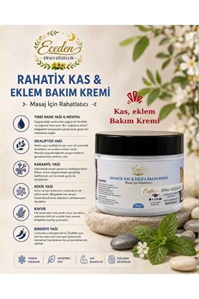 Eceden Şifalı Güzellik Rahatix Kas ve Eklem Bakım Kremi (Kireçleme,Romatizma,...