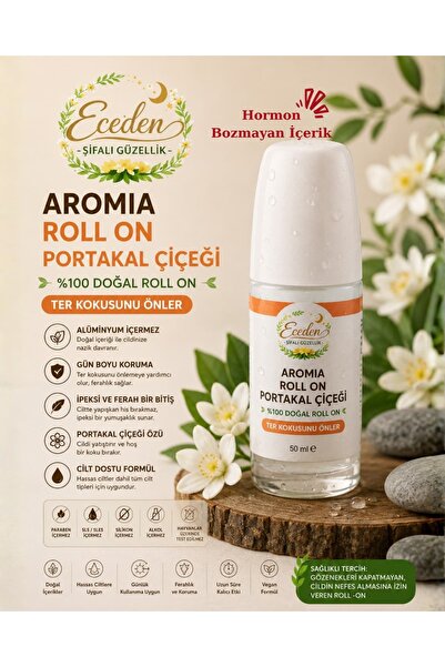 Eceden Şifalı Güzellik Doğal Roll On Ter Kokusu Önleyici Bitkisel Lenf Dostu ...