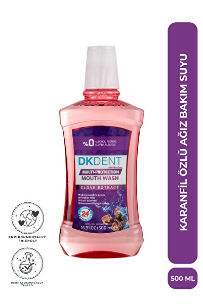 DKDENT Karanfil Özlü Ağız Bakım Suyu 500 ml