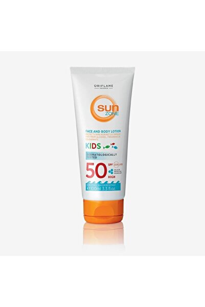 Oriflame Sun Zone Alcohol-Free High Protection Face and Body Sun Lotion for C...
