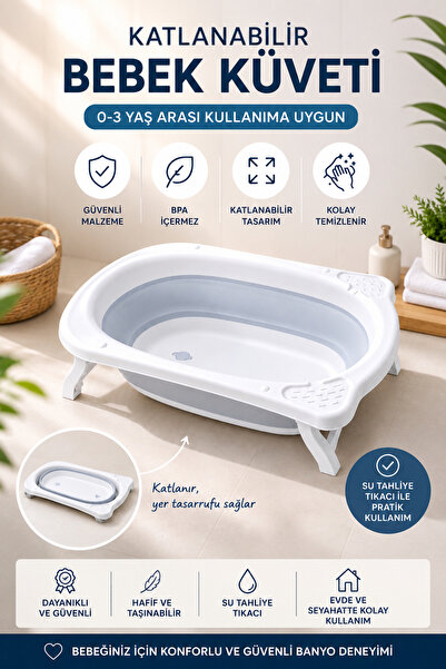 Foldable Baby Bathtub 30 Liters