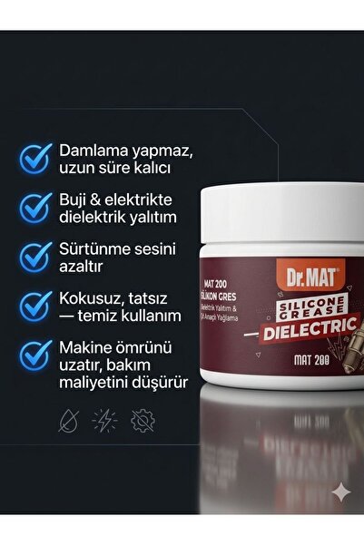 DR.MAT Dielektrik Silikon Gres 100 gr
