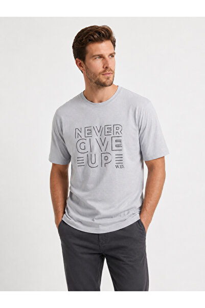 Wise Tricou bărbătesc cu imprimeu, 100% bumbac