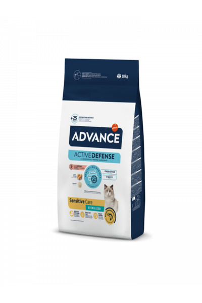 Advance CAT STERIL. SOMON SENSITIVE 10 KG, hrană uscată pentru pisici adulte ...