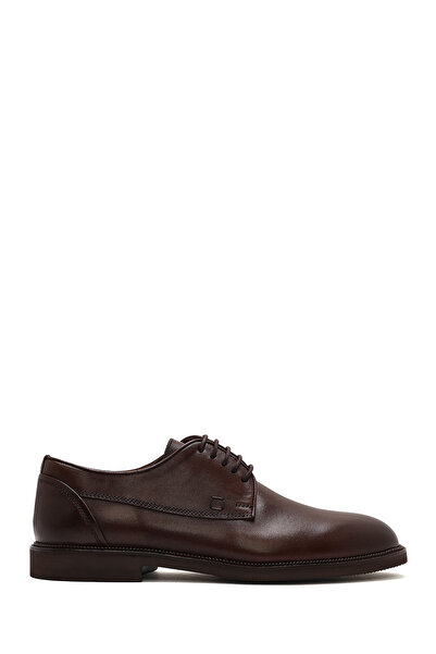 Derimod Pantofi casual din piele maro cu șireturi pentru bărbați 26SFD603118