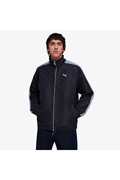 Puma Hanorac T7 Track Woven pentru bărbați, albastru marin