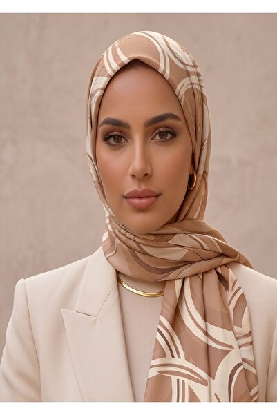 Sisley وشاح حرير ساتان-2042-90*90