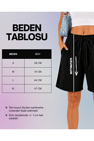 NAKRUF Kadın Siyah-Gri-Füme 3'lü Set Şort Yazlık Rahat Regular Fit
