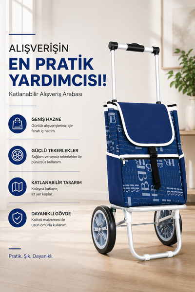 Vadi Teleskopik Saplı Su Geçirmez Çantalı Alüminyum Gövdeli Katlanabilir Paza...