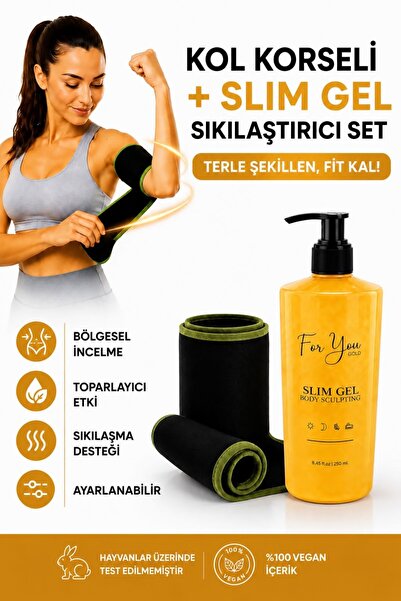 For You Gold Slimjel Inceltici-yağ Yakıcı-sıkılaştırıcı-çatlak Ve Selülit Jel...