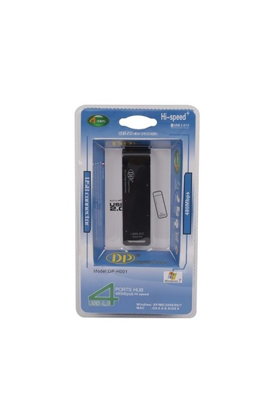 DP 4 Port Usb 2.0 Çoklayıcı Çoğaltıcı Hub