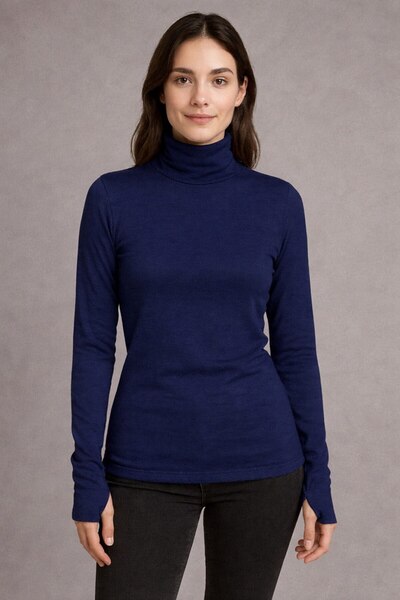ALDAIYR Round Neck Women's Long Sleeve Lycra Body