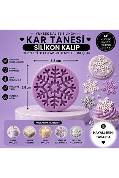 Dr.Paste Silikon Kalıp Kar Tanesi