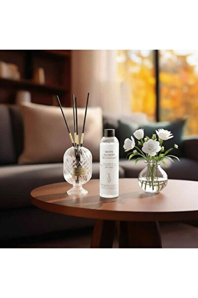 PAN HOME معطر جو خشبي أبيض برائحة الألكيمي ويسبرينج وود 200 مل - أبيض