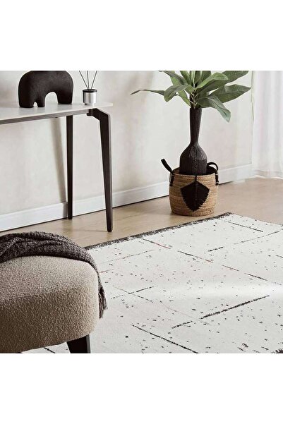 PAN HOME سجادة ميلتون ذات نسيج محبب 160×230 سم - لون كريمي