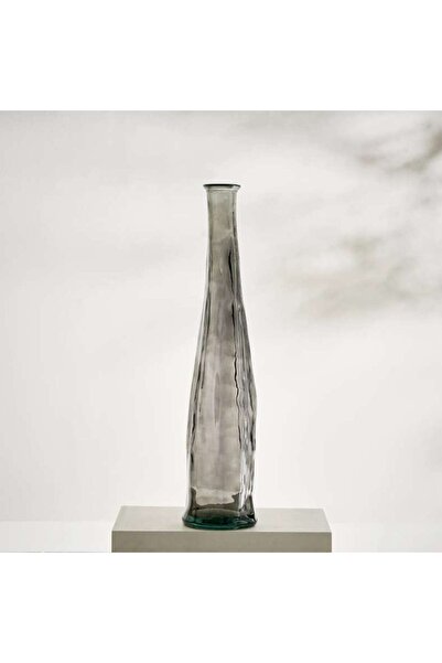 PAN HOME Everest Recycled Glass Vase 23x80cm - Grey