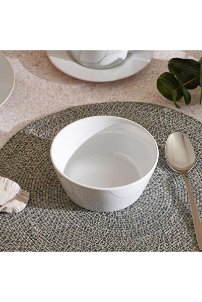 PAN HOME Florian Stoneware Cereal Bowl Dia14cm -white