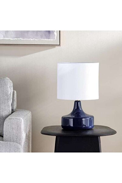 PAN HOME Melcra E27 Ceramic Table Lamp 28x47cm - Blue