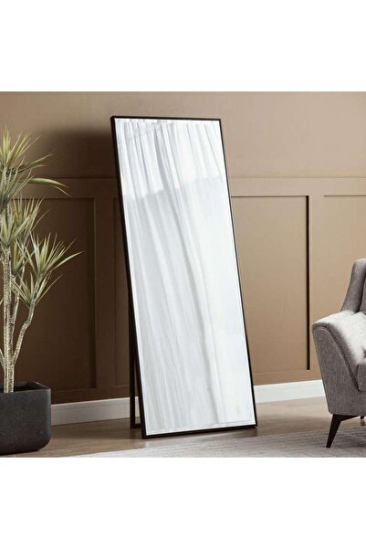 PAN HOME Mojo Bevelled Cheval Mirror 62x162cm - Black