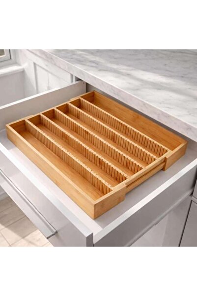 PAN HOME منظم كبسولات القهوة ناتورا 39×26.5-44×5 سم - طبيعي