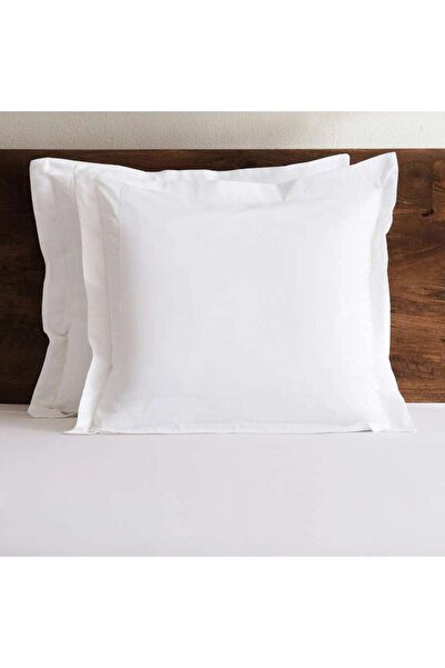 PAN HOME Classic Egyptian 2-piece 400TC Euro Sham 65x65cm - White