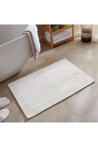 PAN HOME Ultra Luxe Turkish Anti Slip Bathmat 50x80cm-white