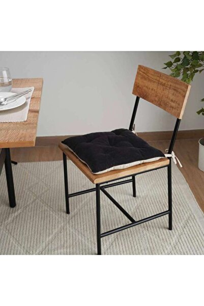 PAN HOME Aleric Chair Pad 40x40cm - Charcoal