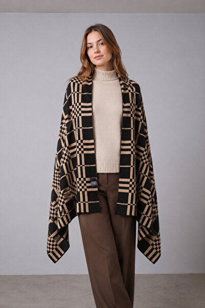 Sebir Moda Checkered Shawl