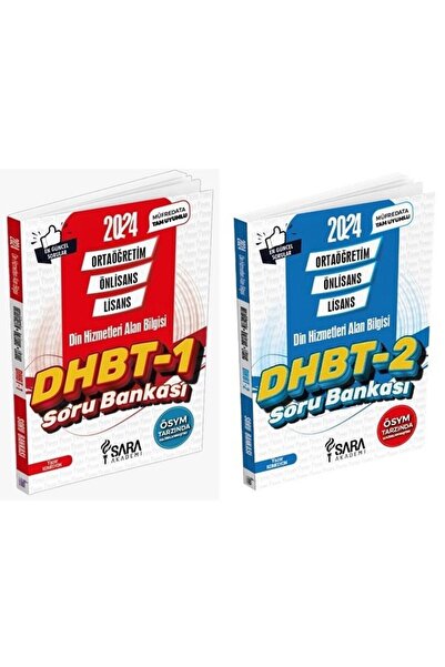 Şara Akademi DHBT 1-2 Tüm Adaylar Soru Bankası Modüler Set - Rauf Şara Şara A...