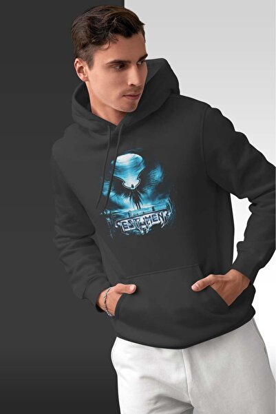 buzagi tasarım ürünleri Testament Oversize Hooded Unisex Sweatshirt