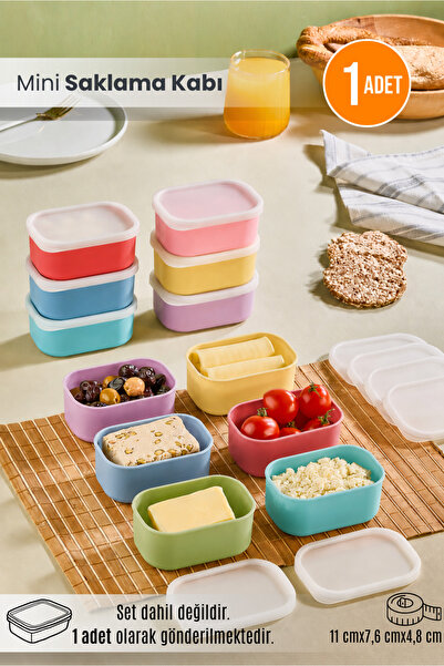 Orvila Single Compartment Storage Container with Lid, Small Size Portion Cont...