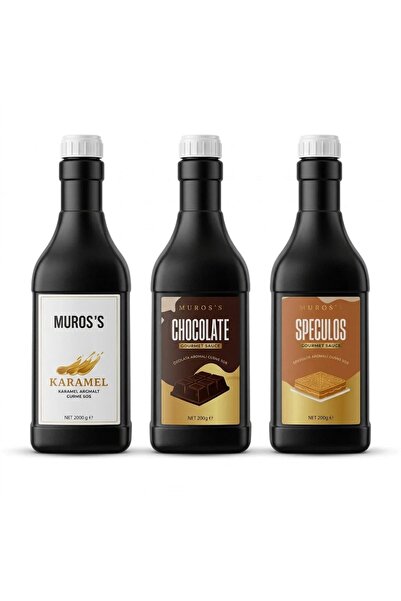 muross Muros Gurme 3'Lü Sos Speculos 2000 Ml+ Çikolata 2000 ML+Karamel 2000 ML