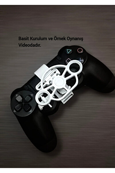 Salıncak Ps4 Mini Direksiyon Seti BEYAZ + Hediyeli Ürün (Metal Rulmanlı Tam Ö...