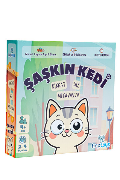 heptoys Şaşkın Kedi Kutu Oyunu