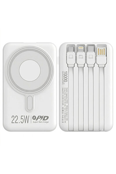 Magsafe Magnetic Wireless Power Bank 10,000 mAh, Fast Charging 22.5W, Wireles...