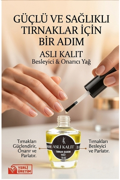 Tırnak Bakım Yağı %100 Doğal Yağlardan El Yapımı 15cc