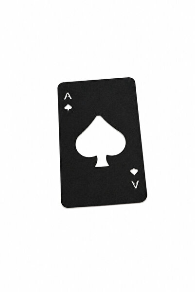 VENON Ace of Spades Card Size Wallet Size Black Bottle Opener Beer Soda Soft Drink Paper Design Soda Cola Opener Bar Kitchen Accessory | |   Metal | |   Cap Opener Decorative Practical Pocket Type