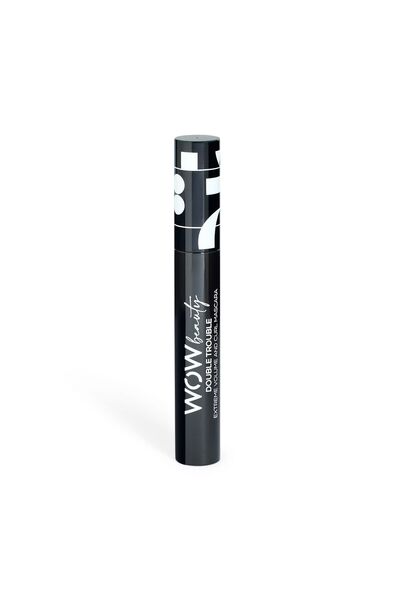 WOW Beauty ماسكارا دبل تربل - ماسكارا لتكثيف وتجعيد الرموش بشكل مكثف