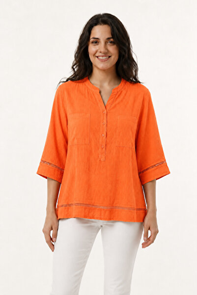 EtkiModa 100% Organic Cotton Women's Authentic Tunic with Pocket Detail and D...