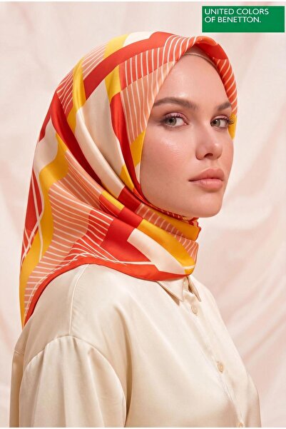 United Colors of Benetton Eșarfă cu model SIENA -1008-90*90