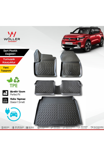 wöller Citroen E C3 Aircross Paspas Bagaj Havuzu Set Elektrikli 2025 Sonrası ...