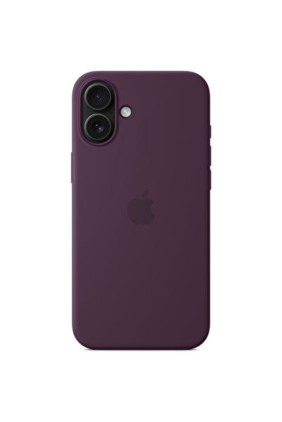 Apple Husă de silicon cu MagSafe pentru iPhone 16 Plus, Prună