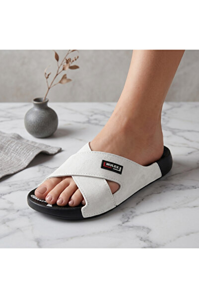 Generic Brand Women's Orthopedic Sole Daily Cross-Strap Slippers