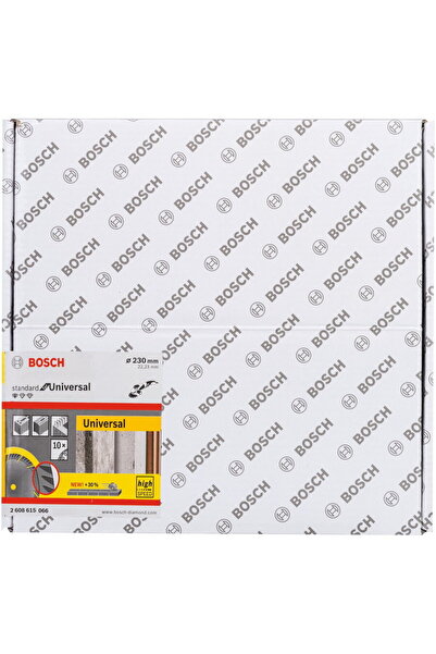 Bosch Disc de taiat tip diamant, universal, 230mm, 10 bucati