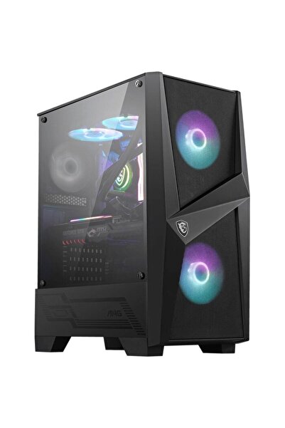 MSI MAG FORGE 100R, carcasă tip tower (negru, sticlă securizată)