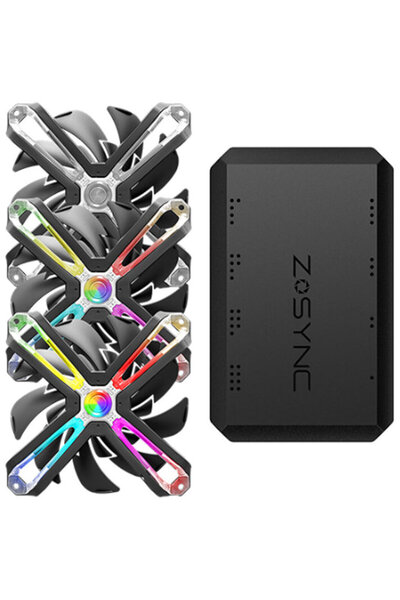 Zalman Pachet 3 ventilatoare ZM-SF140A3, SF140A3, + controler Z-SYNC