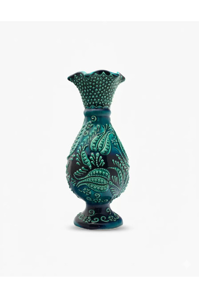 30 cm Çini Motif Vazo