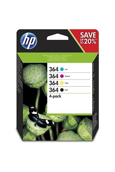 HP 364 Pachet de 4 Negru/Cyan/Magenta/Galben