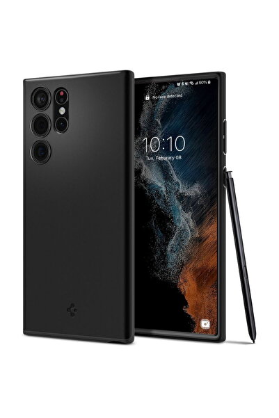 Spigen Калъф за Samsung Galaxy S22 Ultra 5G - Thin Fit - Черен